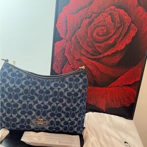 Coach Laurel Shoulder Bag In Signature Denim